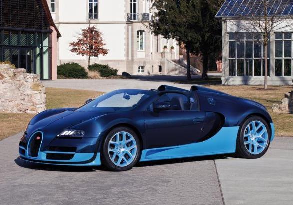 Bugatti Veyron Grand Vitesse Blue Carbon 2