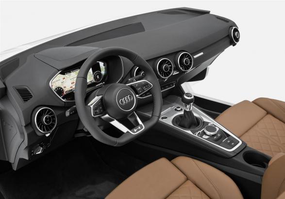 Nuova Audi TT prima immagine degli interni