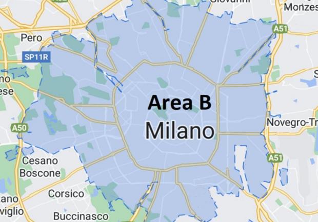 mappa arera B milano
