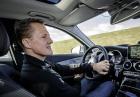 Michael Schumacher alla guida della nuova Mercedes Classe C