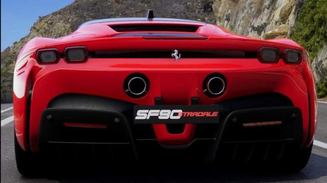 Ferrari SF90 Stradale posteriore